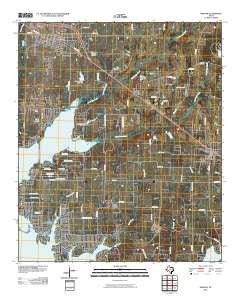 Mabank Texas Historical topographic map, 1:24000 scale, 7.5 X 7.5 Minute, Year 2010