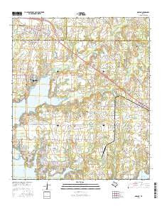 Mabank Texas Current topographic map, 1:24000 scale, 7.5 X 7.5 Minute, Year 2016