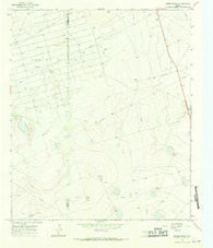 Mabee Ranch Texas Historical topographic map, 1:24000 scale, 7.5 X 7.5 Minute, Year 1966