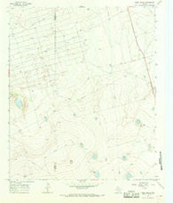 Mabee Ranch Texas Historical topographic map, 1:24000 scale, 7.5 X 7.5 Minute, Year 1966