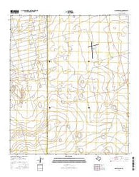 Mabee Ranch Texas Current topographic map, 1:24000 scale, 7.5 X 7.5 Minute, Year 2016