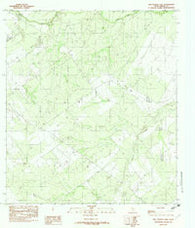 Mac Donald Lake Texas Historical topographic map, 1:24000 scale, 7.5 X 7.5 Minute, Year 1982