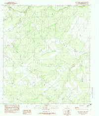 Mac Donald Lake Texas Historical topographic map, 1:24000 scale, 7.5 X 7.5 Minute, Year 1982