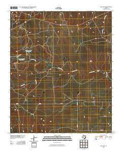 Mac Bain Texas Historical topographic map, 1:24000 scale, 7.5 X 7.5 Minute, Year 2010