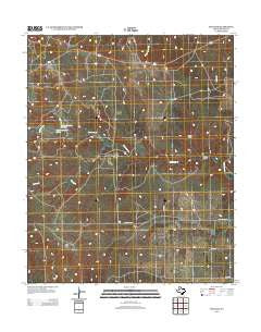 Mac Bain Texas Historical topographic map, 1:24000 scale, 7.5 X 7.5 Minute, Year 2012