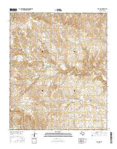 Mac Bain Texas Current topographic map, 1:24000 scale, 7.5 X 7.5 Minute, Year 2016