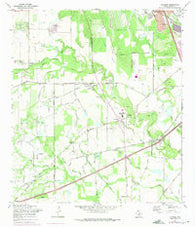 Macdona Texas Historical topographic map, 1:24000 scale, 7.5 X 7.5 Minute, Year 1967