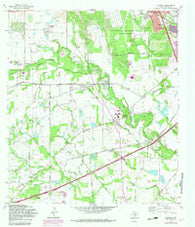 Macdona Texas Historical topographic map, 1:24000 scale, 7.5 X 7.5 Minute, Year 1967