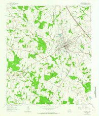Madisonville Texas Historical topographic map, 1:24000 scale, 7.5 X 7.5 Minute, Year 1963