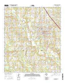 Madisonville Texas Current topographic map, 1:24000 scale, 7.5 X 7.5 Minute, Year 2016