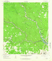 Maedan Texas Historical topographic map, 1:24000 scale, 7.5 X 7.5 Minute, Year 1961