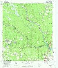 Maedan Texas Historical topographic map, 1:24000 scale, 7.5 X 7.5 Minute, Year 1982