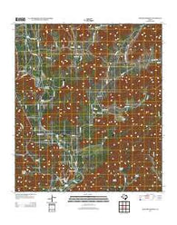 Magers Crossing Texas Historical topographic map, 1:24000 scale, 7.5 X 7.5 Minute, Year 2013