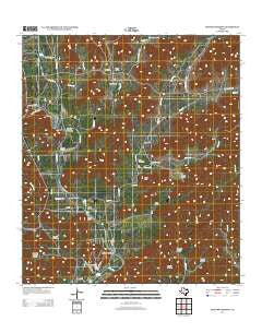 Magers Crossing Texas Historical topographic map, 1:24000 scale, 7.5 X 7.5 Minute, Year 2013
