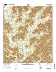 Magers Crossing Texas Current topographic map, 1:24000 scale, 7.5 X 7.5 Minute, Year 2016