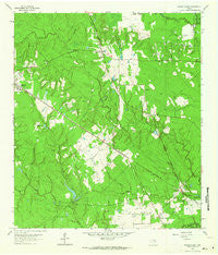 Magnolia East Texas Historical topographic map, 1:24000 scale, 7.5 X 7.5 Minute, Year 1962