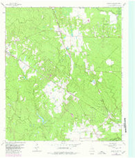 Magnolia East Texas Historical topographic map, 1:24000 scale, 7.5 X 7.5 Minute, Year 1962