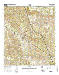 Magnolia East Texas Current topographic map, 1:24000 scale, 7.5 X 7.5 Minute, Year 2016
