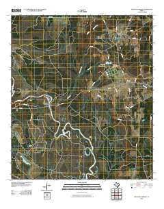 Magnolia Springs Texas Historical topographic map, 1:24000 scale, 7.5 X 7.5 Minute, Year 2010