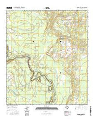 Magnolia Springs Texas Current topographic map, 1:24000 scale, 7.5 X 7.5 Minute, Year 2016
