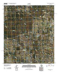 Magnolia West Texas Historical topographic map, 1:24000 scale, 7.5 X 7.5 Minute, Year 2010