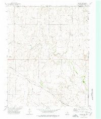 Magoun Texas Historical topographic map, 1:24000 scale, 7.5 X 7.5 Minute, Year 1972