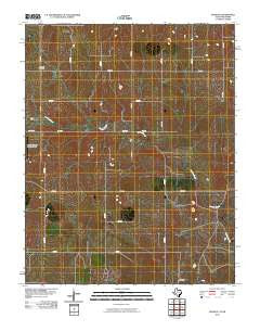 Magoun Texas Historical topographic map, 1:24000 scale, 7.5 X 7.5 Minute, Year 2010
