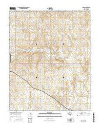 Magoun Texas Current topographic map, 1:24000 scale, 7.5 X 7.5 Minute, Year 2016