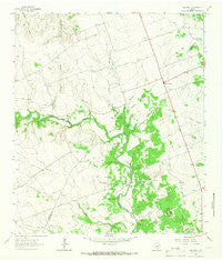 Mahomet Texas Historical topographic map, 1:24000 scale, 7.5 X 7.5 Minute, Year 1964