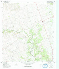 Mahomet Texas Historical topographic map, 1:24000 scale, 7.5 X 7.5 Minute, Year 1964