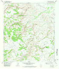 Major Peak Texas Historical topographic map, 1:24000 scale, 7.5 X 7.5 Minute, Year 1980
