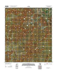 Major Peak Texas Historical topographic map, 1:24000 scale, 7.5 X 7.5 Minute, Year 2012