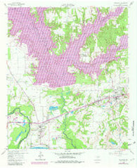 Malakoff Texas Historical topographic map, 1:24000 scale, 7.5 X 7.5 Minute, Year 1960