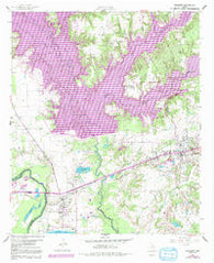 Malakoff Texas Historical topographic map, 1:24000 scale, 7.5 X 7.5 Minute, Year 1960