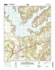 Malakoff Texas Current topographic map, 1:24000 scale, 7.5 X 7.5 Minute, Year 2016
