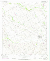 Malone Texas Historical topographic map, 1:24000 scale, 7.5 X 7.5 Minute, Year 1957