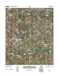 Malone Texas Historical topographic map, 1:24000 scale, 7.5 X 7.5 Minute, Year 2013