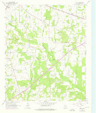 Malta Texas Historical topographic map, 1:24000 scale, 7.5 X 7.5 Minute, Year 1965