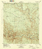 Malvado Texas Historical topographic map, 1:62500 scale, 15 X 15 Minute, Year 1944