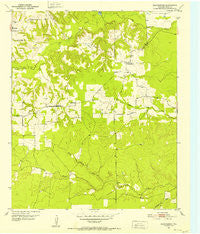 Manchester Texas Historical topographic map, 1:24000 scale, 7.5 X 7.5 Minute, Year 1951