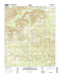 Manchester Texas Current topographic map, 1:24000 scale, 7.5 X 7.5 Minute, Year 2016