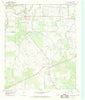 Mankins Texas Historical topographic map, 1:24000 scale, 7.5 X 7.5 Minute, Year 1966