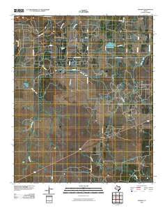 Mankins Texas Historical topographic map, 1:24000 scale, 7.5 X 7.5 Minute, Year 2010