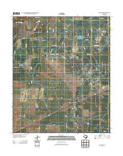 Mankins Texas Historical topographic map, 1:24000 scale, 7.5 X 7.5 Minute, Year 2012