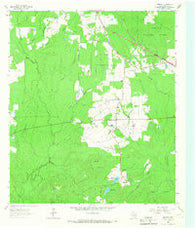 Manning Texas Historical topographic map, 1:24000 scale, 7.5 X 7.5 Minute, Year 1963