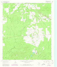 Manning Texas Historical topographic map, 1:24000 scale, 7.5 X 7.5 Minute, Year 1963