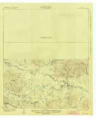 Manning Texas Historical topographic map, 1:62500 scale, 15 X 15 Minute, Year 1932