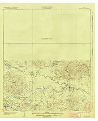 Manning Texas Historical topographic map, 1:62500 scale, 15 X 15 Minute, Year 1932