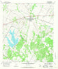 Manor Texas Historical topographic map, 1:24000 scale, 7.5 X 7.5 Minute, Year 1968