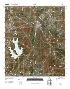 Manor Texas Historical topographic map, 1:24000 scale, 7.5 X 7.5 Minute, Year 2010